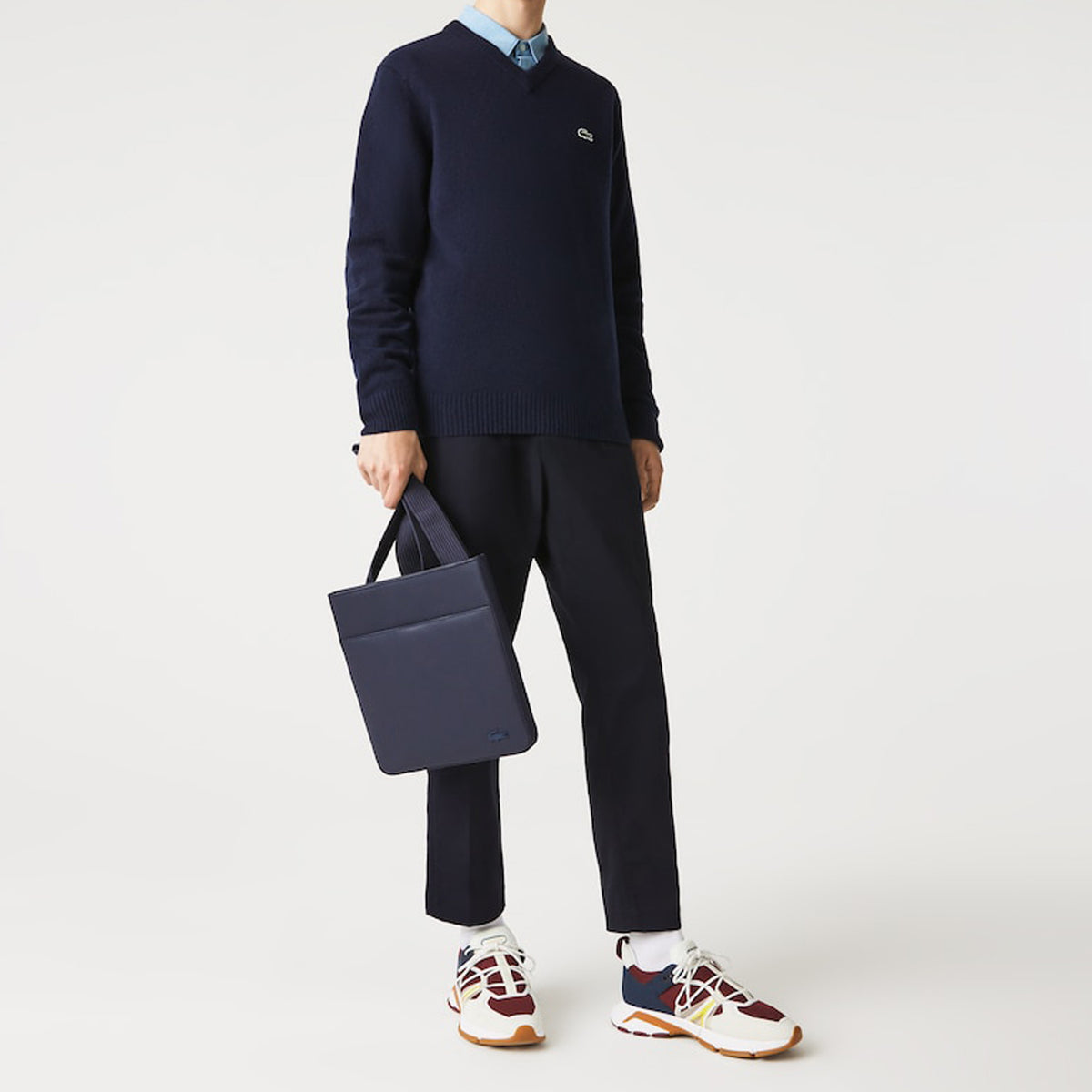 Grande sacoche plate Men's Classic Lacoste – vue 5