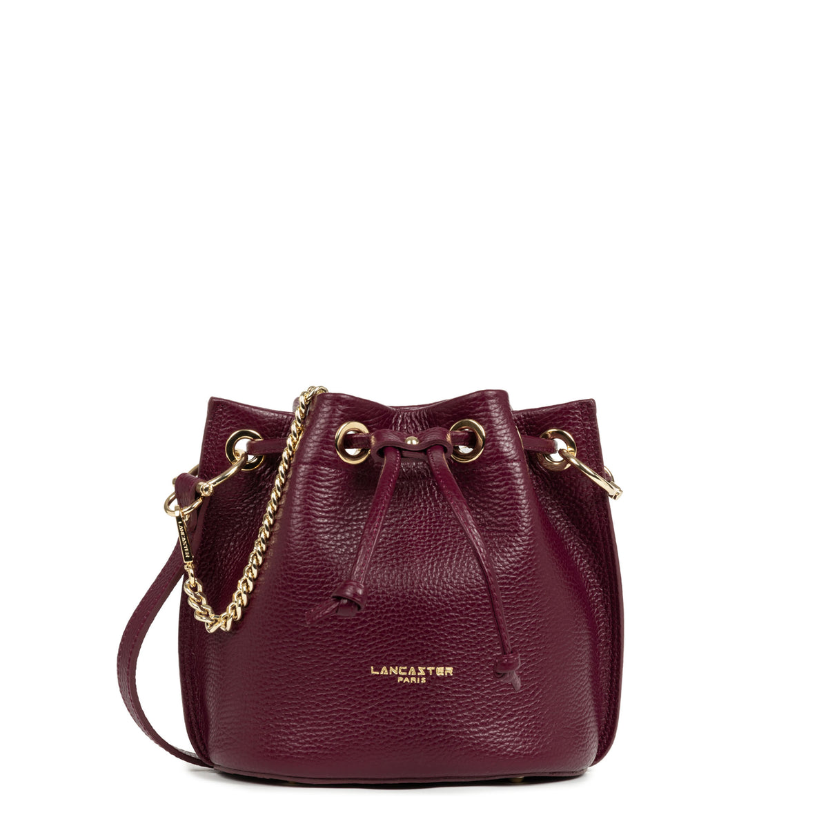 Petit sac bourse en cuir Alba Double Lancaster