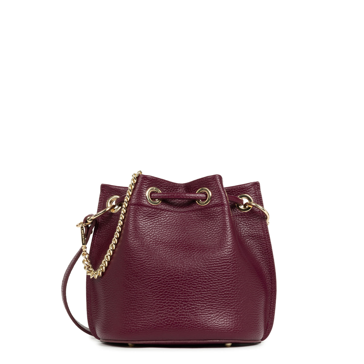 Petit sac bourse en cuir Alba Double Lancaster – vue 2