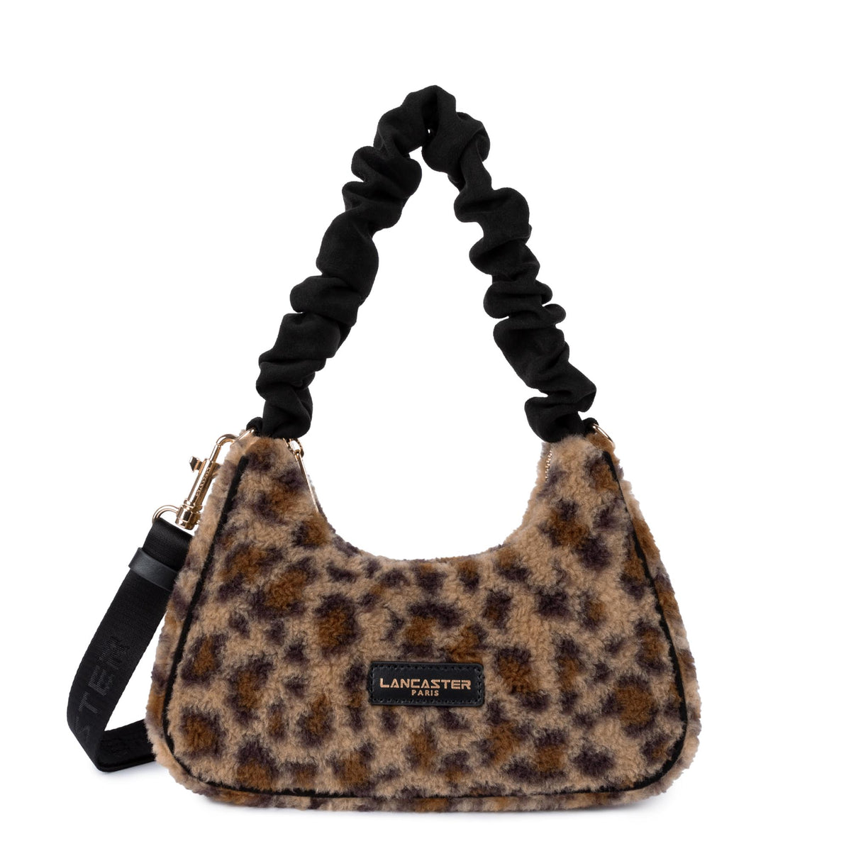 Lancaster Faux Fur Messenger Bag