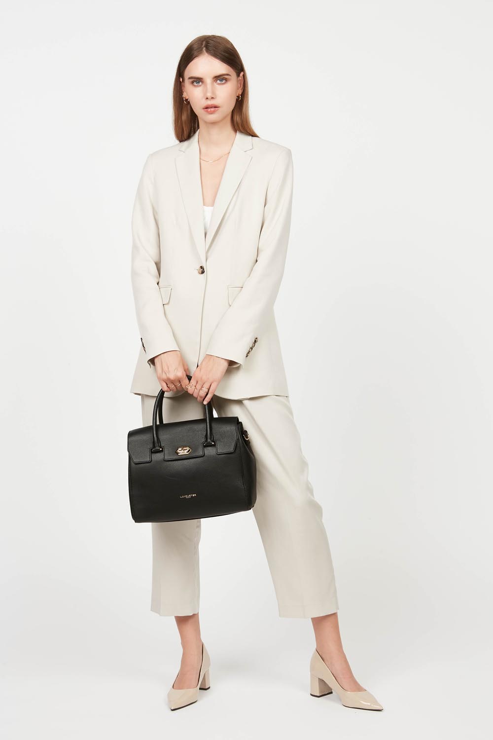 Sac à main en cuir Foulonné Milano Cosmo Lancaster – vue 7