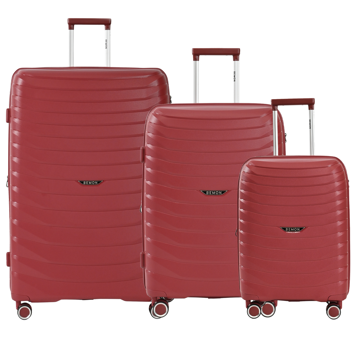 Lot de 3 valises 55cm, 66.5cm, 76cm Paris Bemon