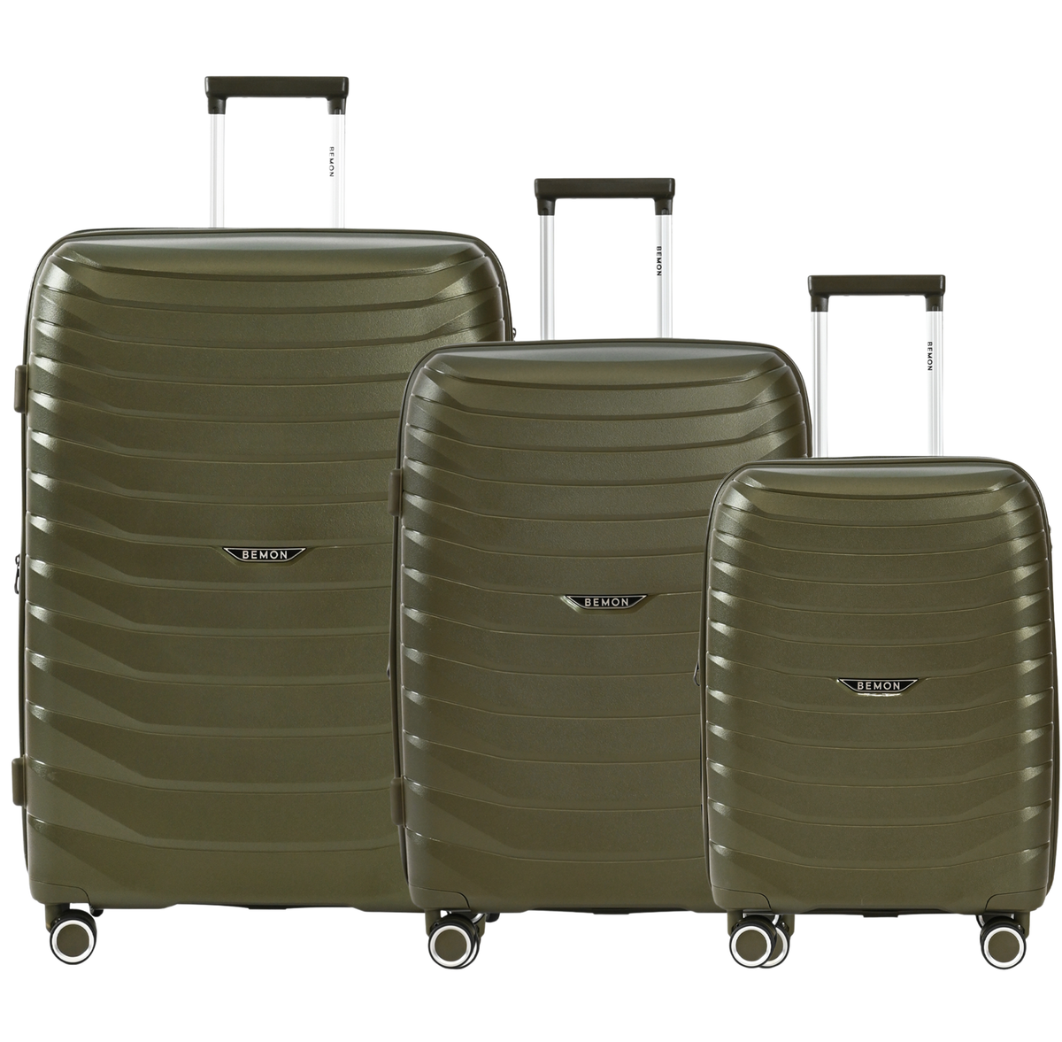 Lot de 3 valises 55cm, 66.5cm, 76cm Paris Bemon