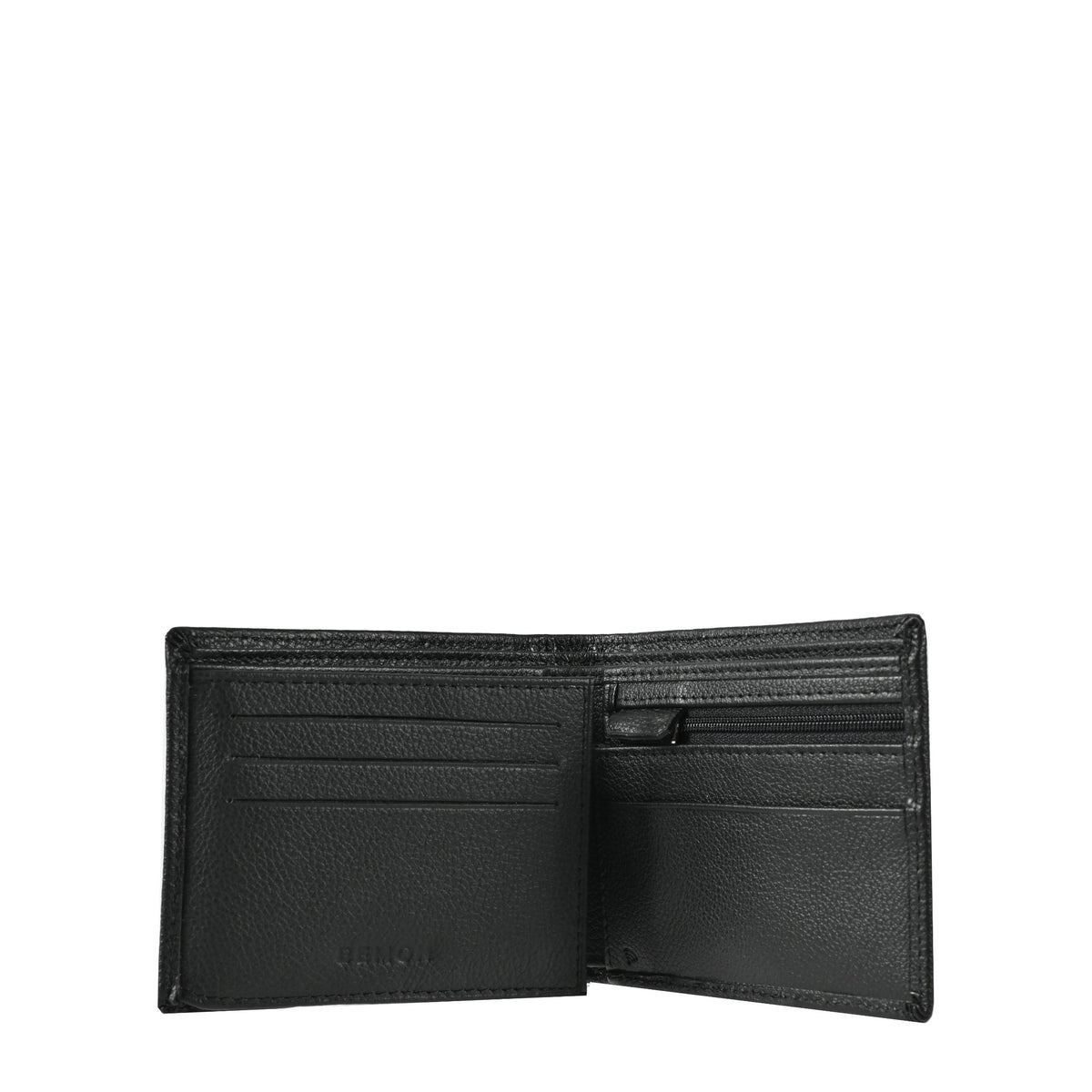 Portefeuille italien en cuir Enzo Bemon 3 volets – vue 3