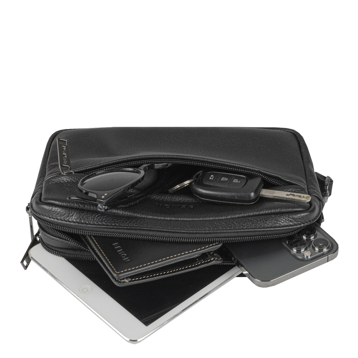 Pochette en cuir Enzo Bemon – vue 5