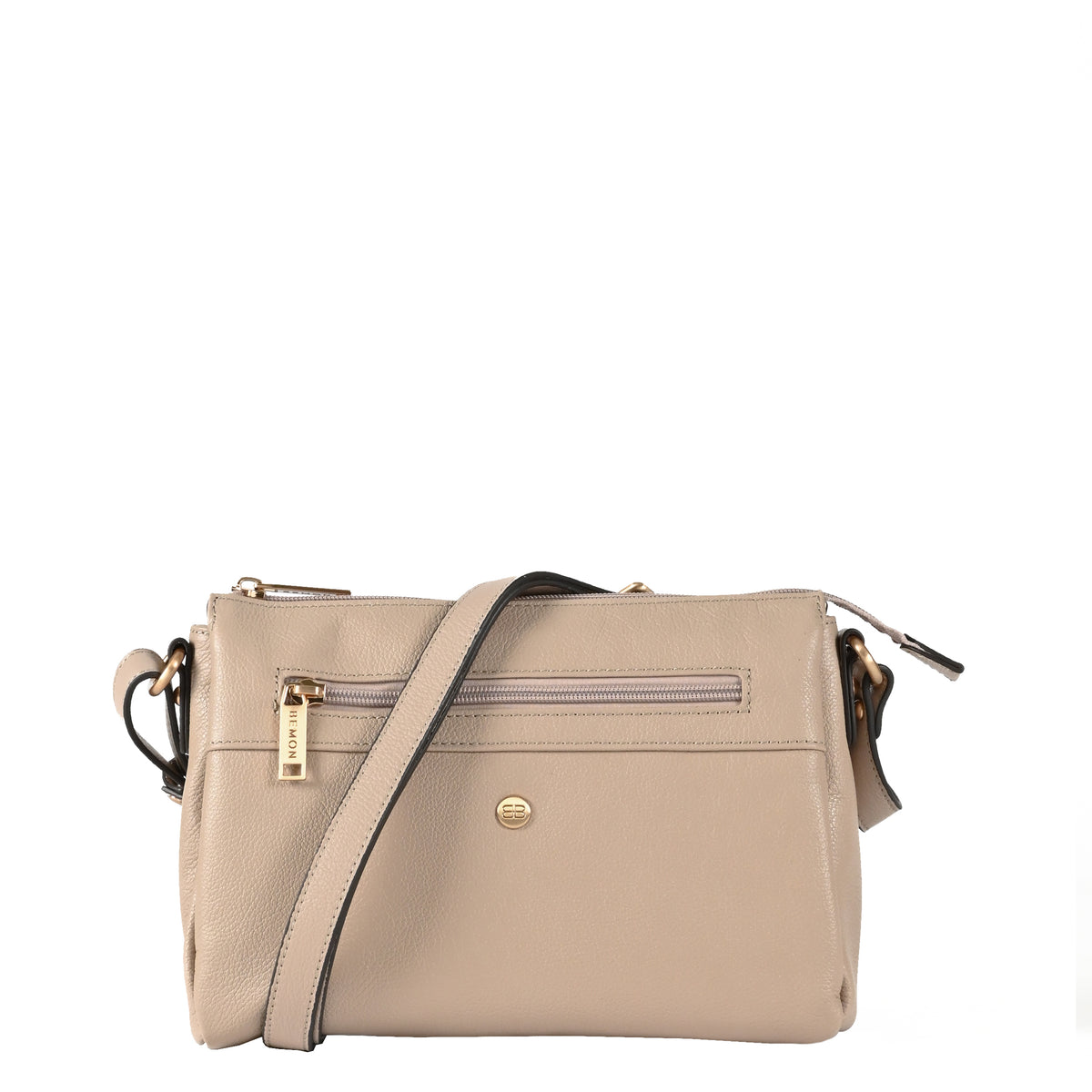 Sac travers en cuir Jacqueline Bemon – vue 4