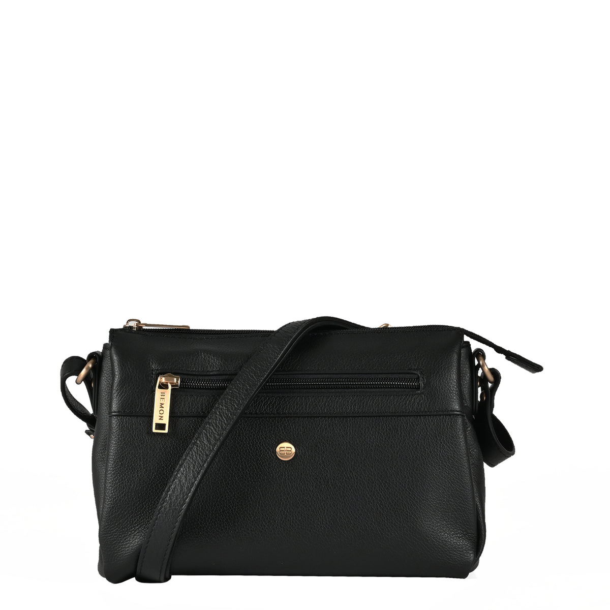 Sac travers en cuir Jacqueline Bemon – vue 4