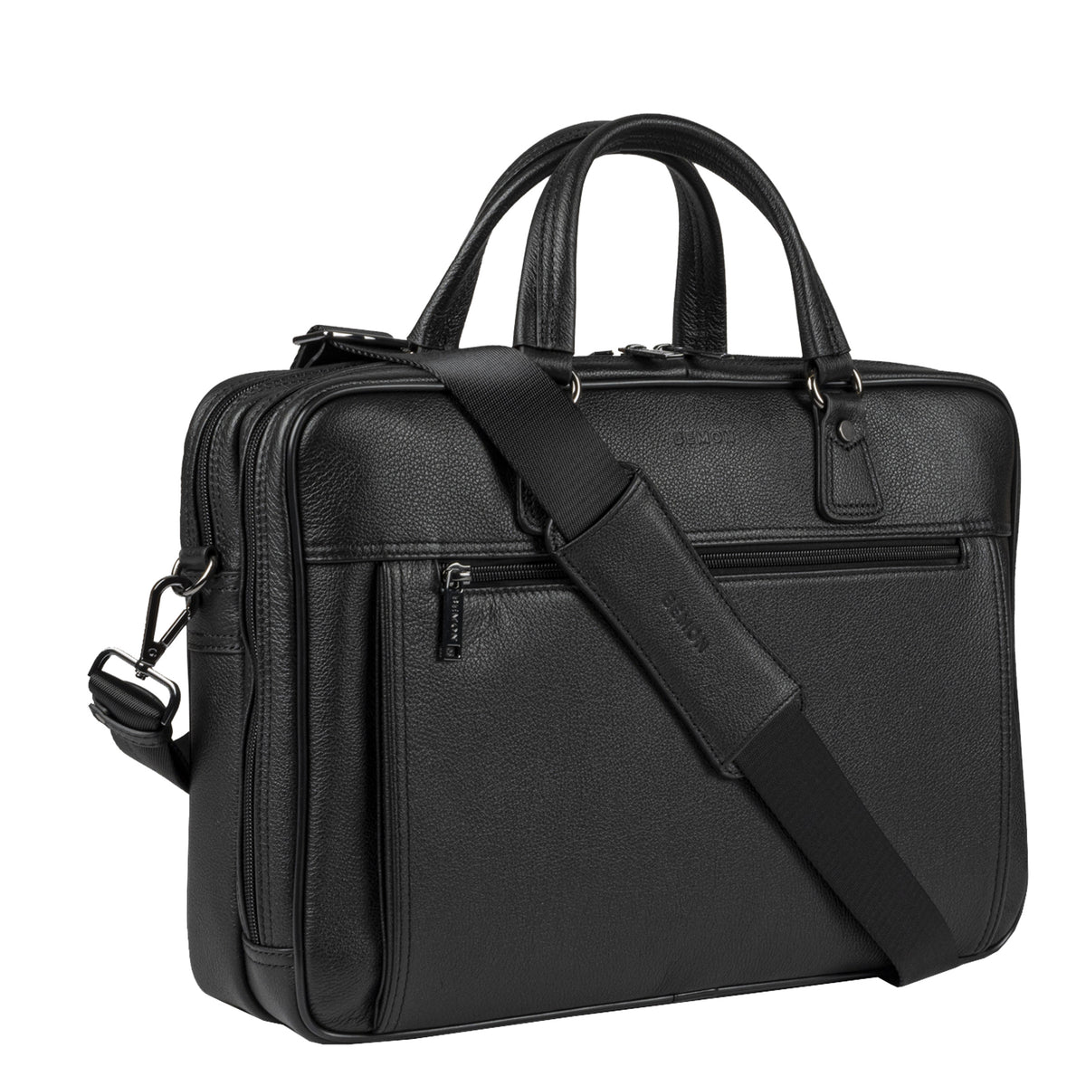 Porte documents en cuir Enzo Bemon – vue 2