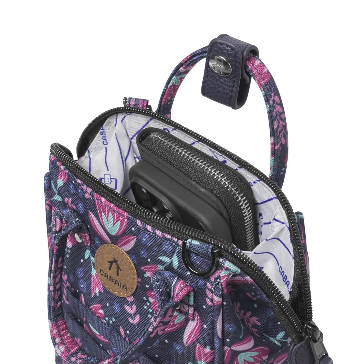 Sac à bandoulière Nano Grotta Verde Cabaia – vue 3