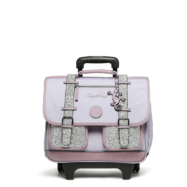 Cartable à roulettes 38cm Vintage Fantasy Cameleon