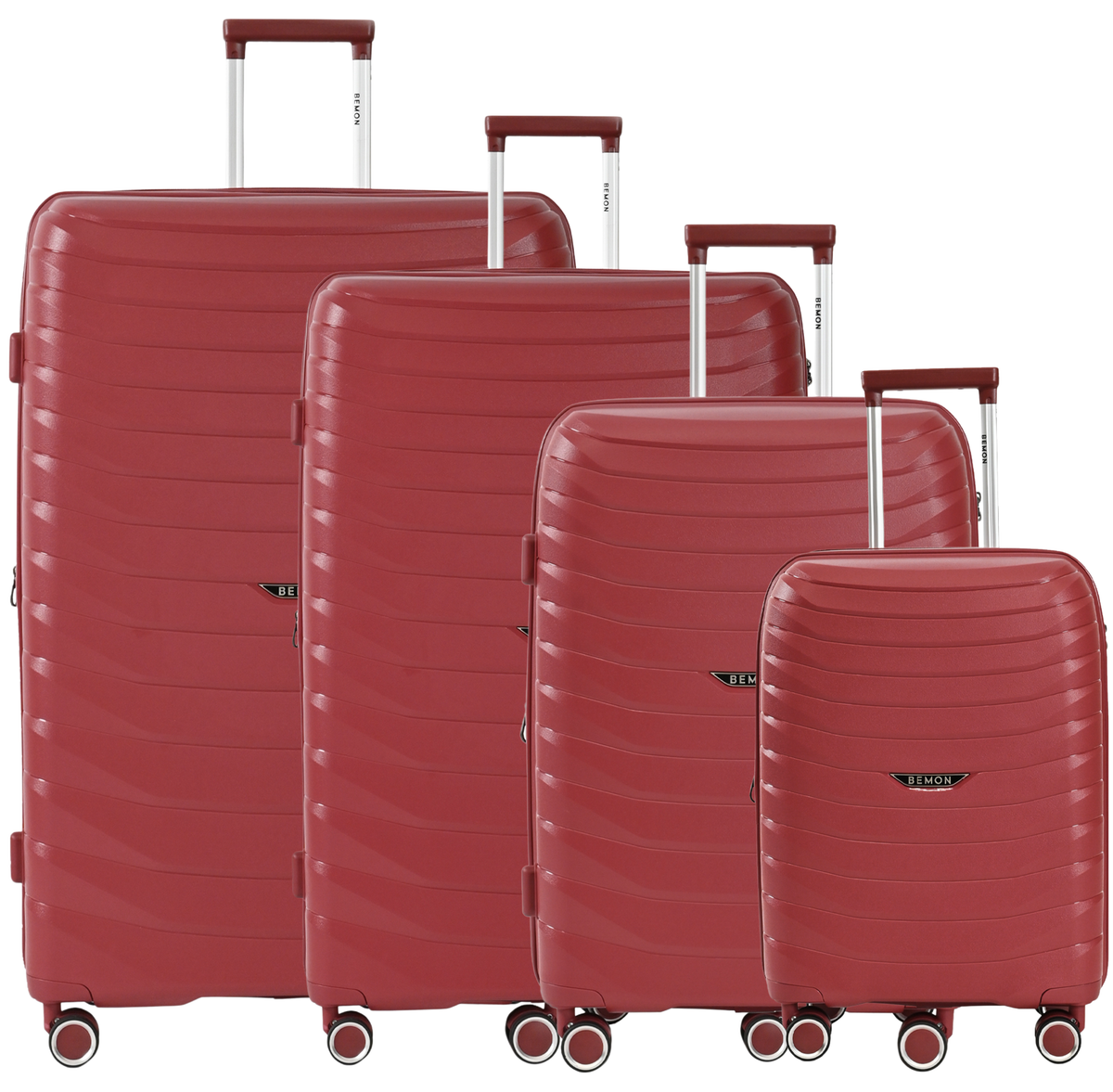 Lot de 4 valises 55cm, 66.5cm, 76cm et 85cm Paris Bemon