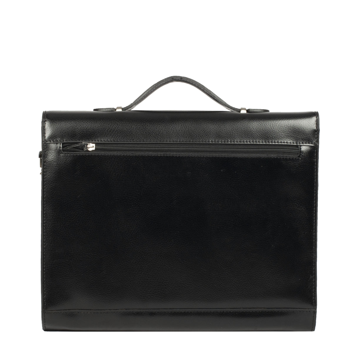 Serviette Atout 2 soufflets en refente de cuir Gerard Henon – vue 3