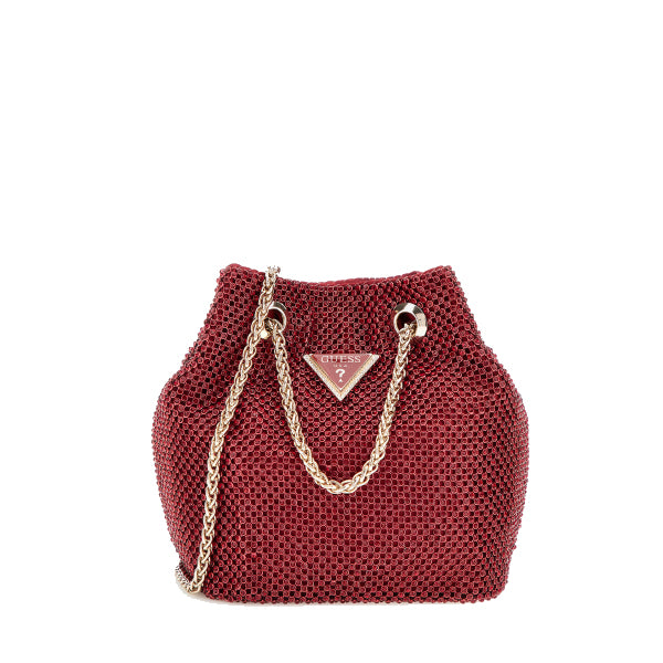 Mini sac seau Zalina strass Guess