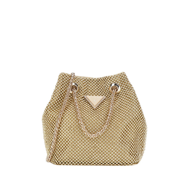 Mini sac seau Zalina strass Guess