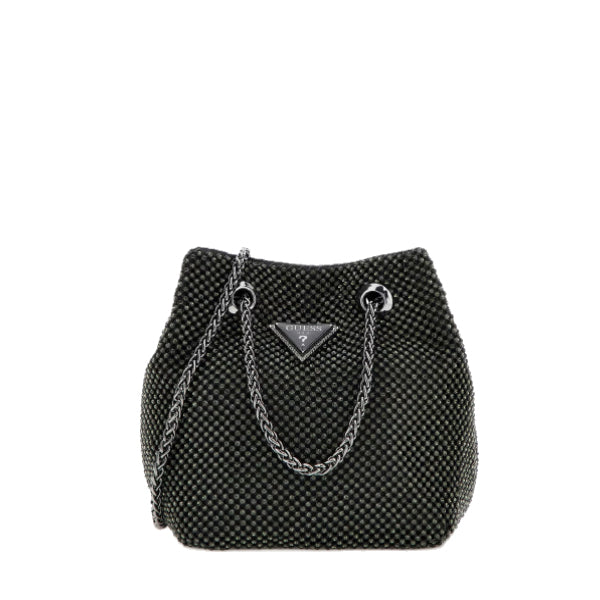 Mini sac seau zalina strass Guess
