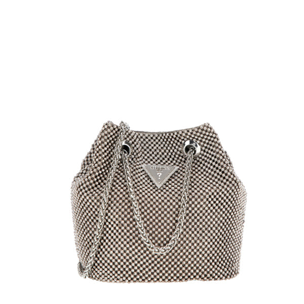 Mini sac seau Zalina strass Guess