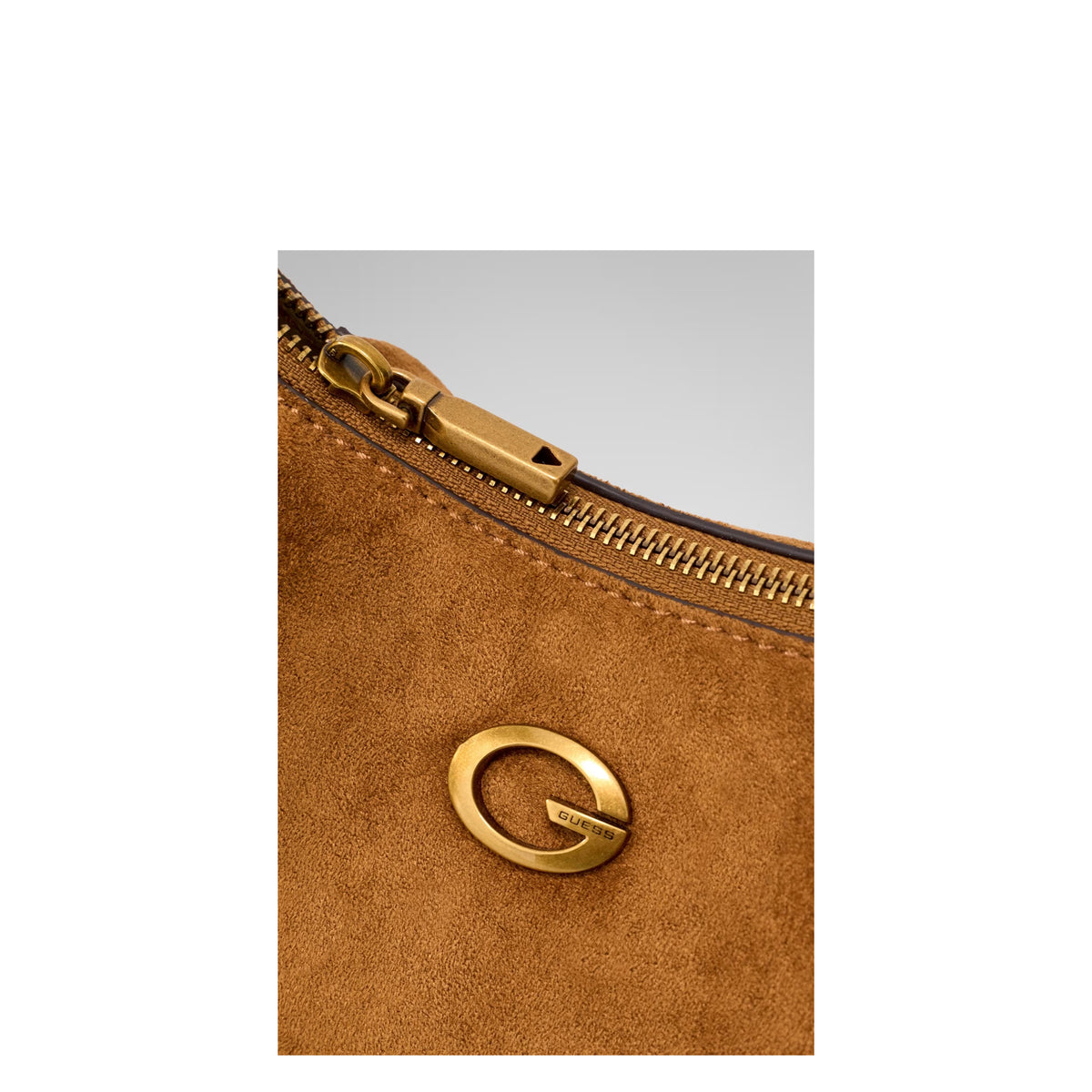 Guess Allegra Suede Crossbody Bag