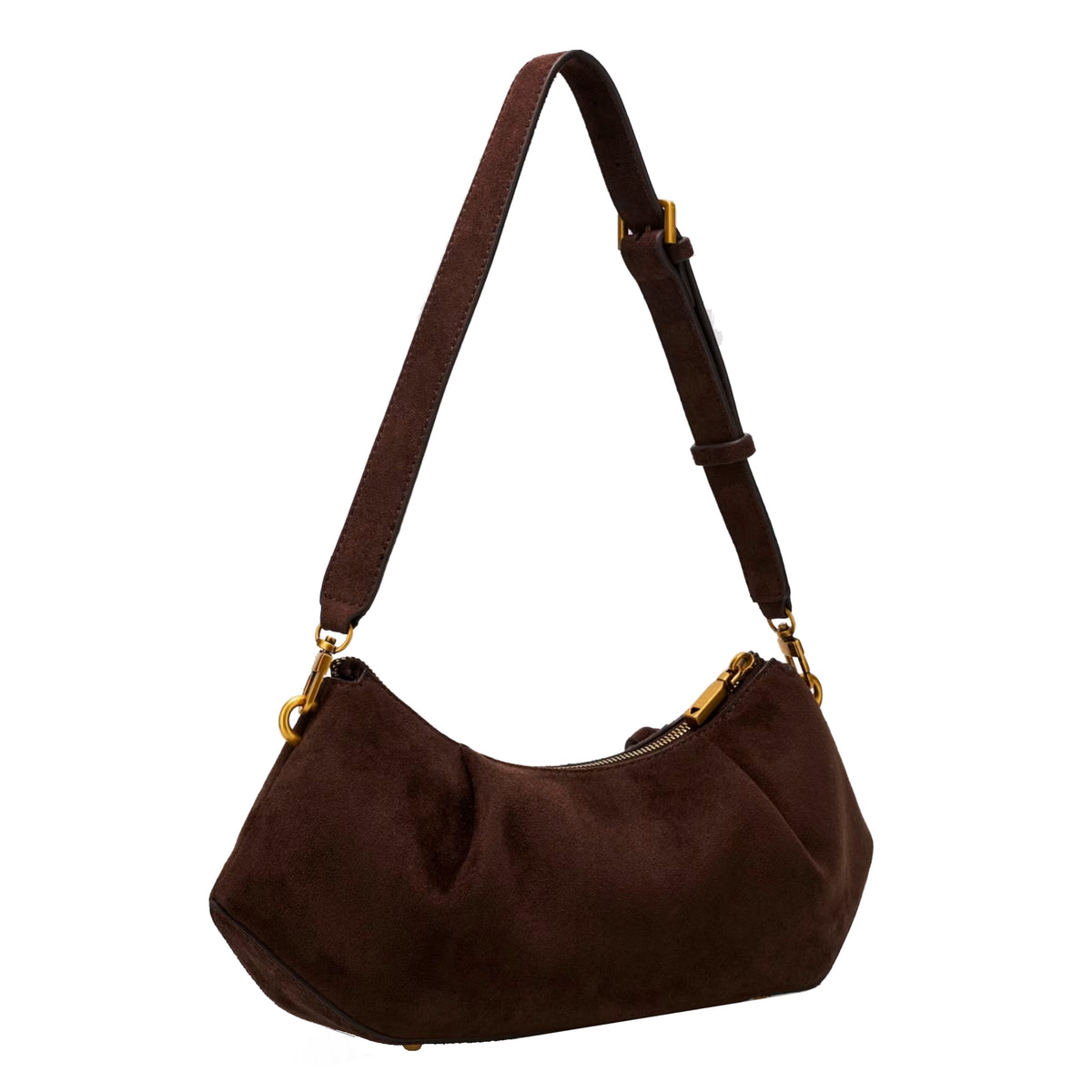 Guess Allegra Suede Crossbody Bag
