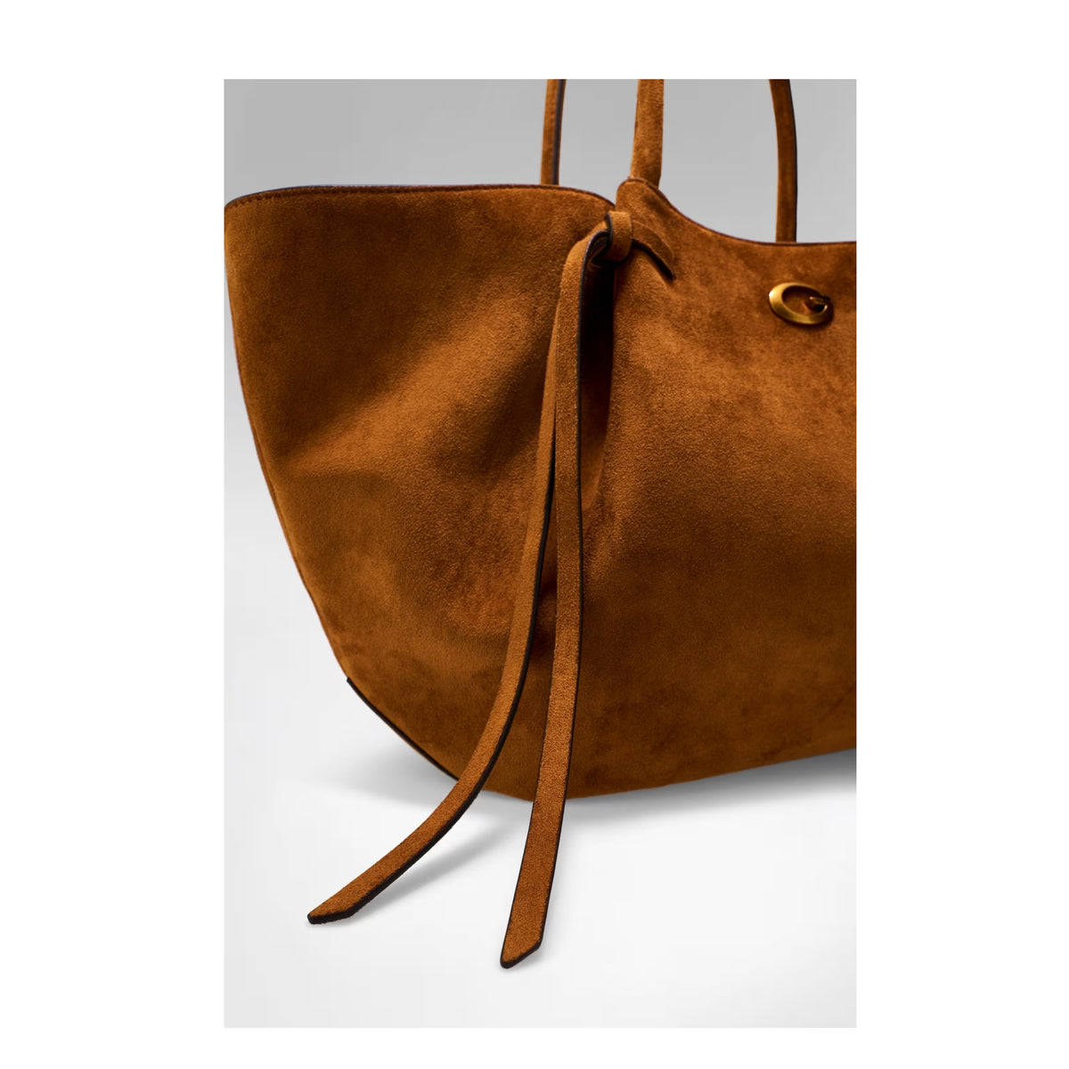 Guess Allegra Suede Tote Bag