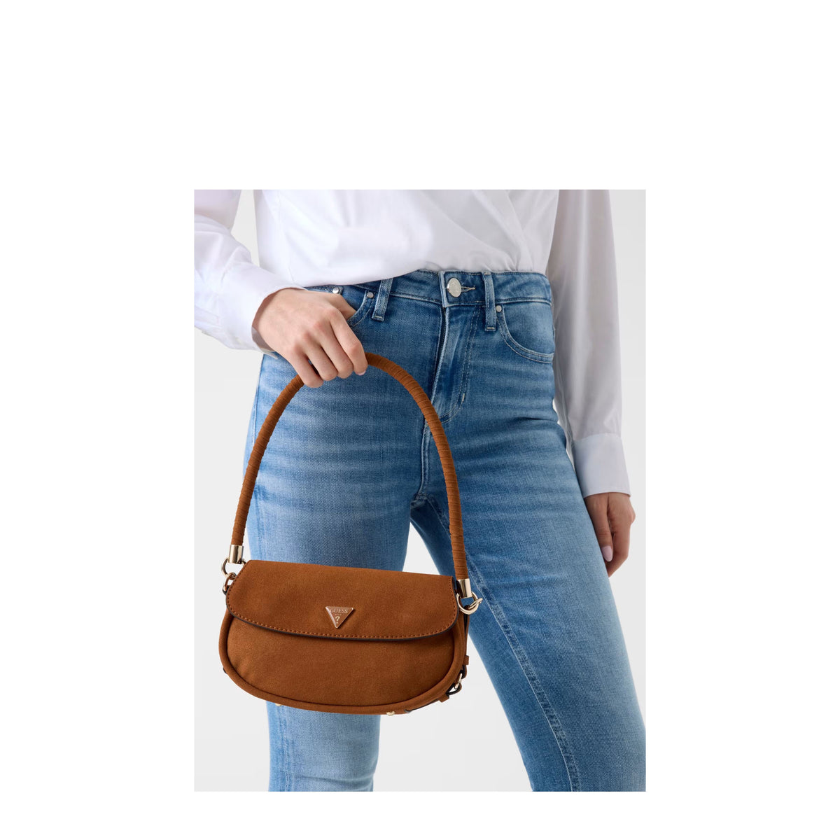 Sac travers en daim Danya Guess – vue 4
