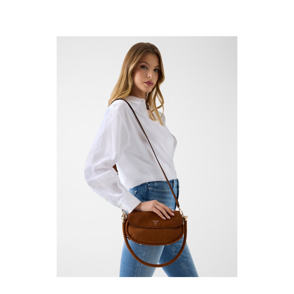 Sac travers en daim Danya Guess – vue 5