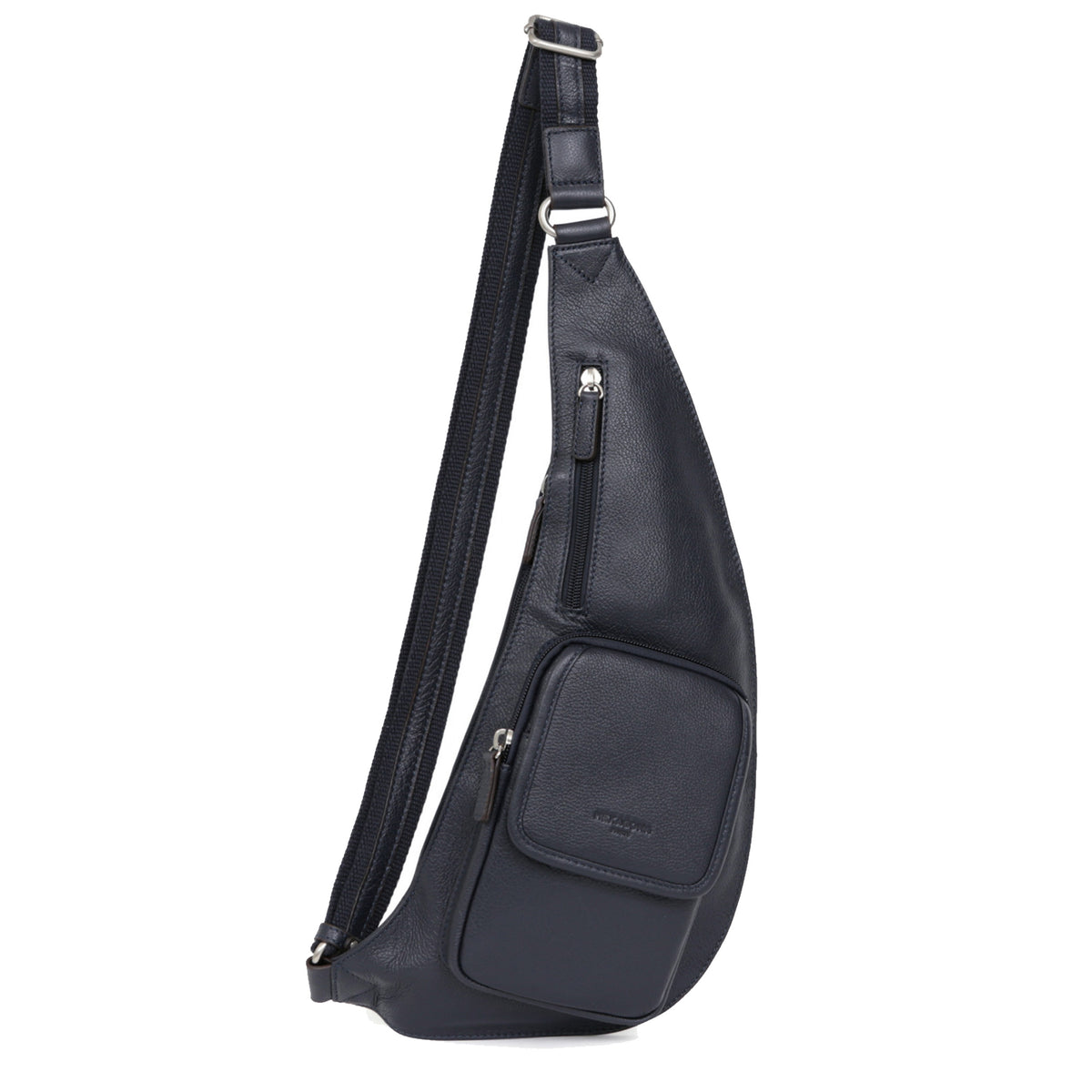 Sacoche monobretelle en cuir Confort Hexagona