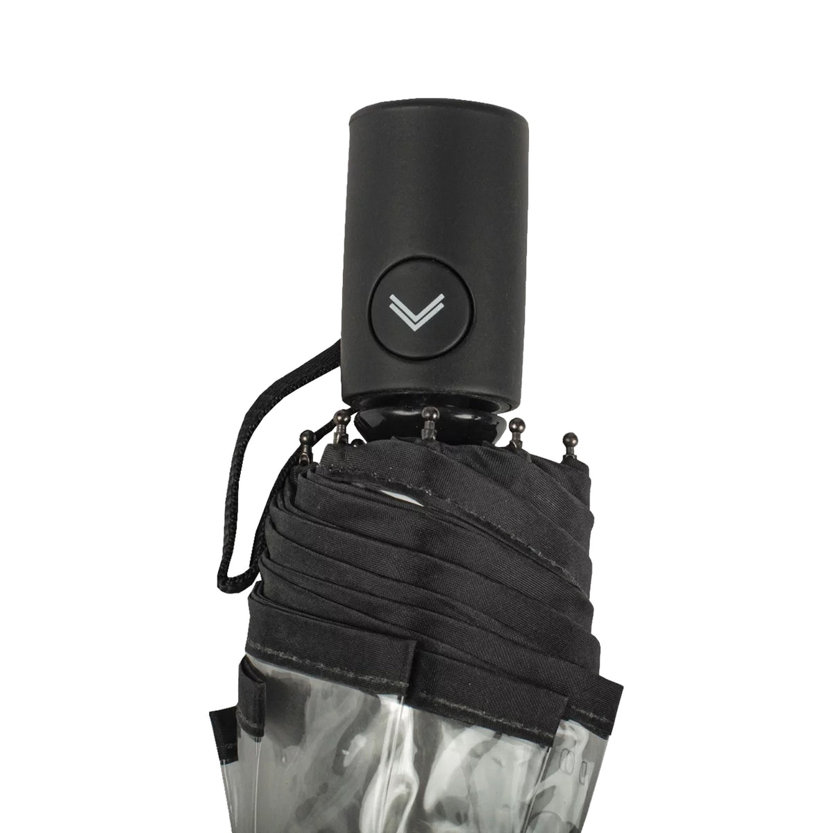 Parapluie pliant PVC/Noir Isotoner – vue 4