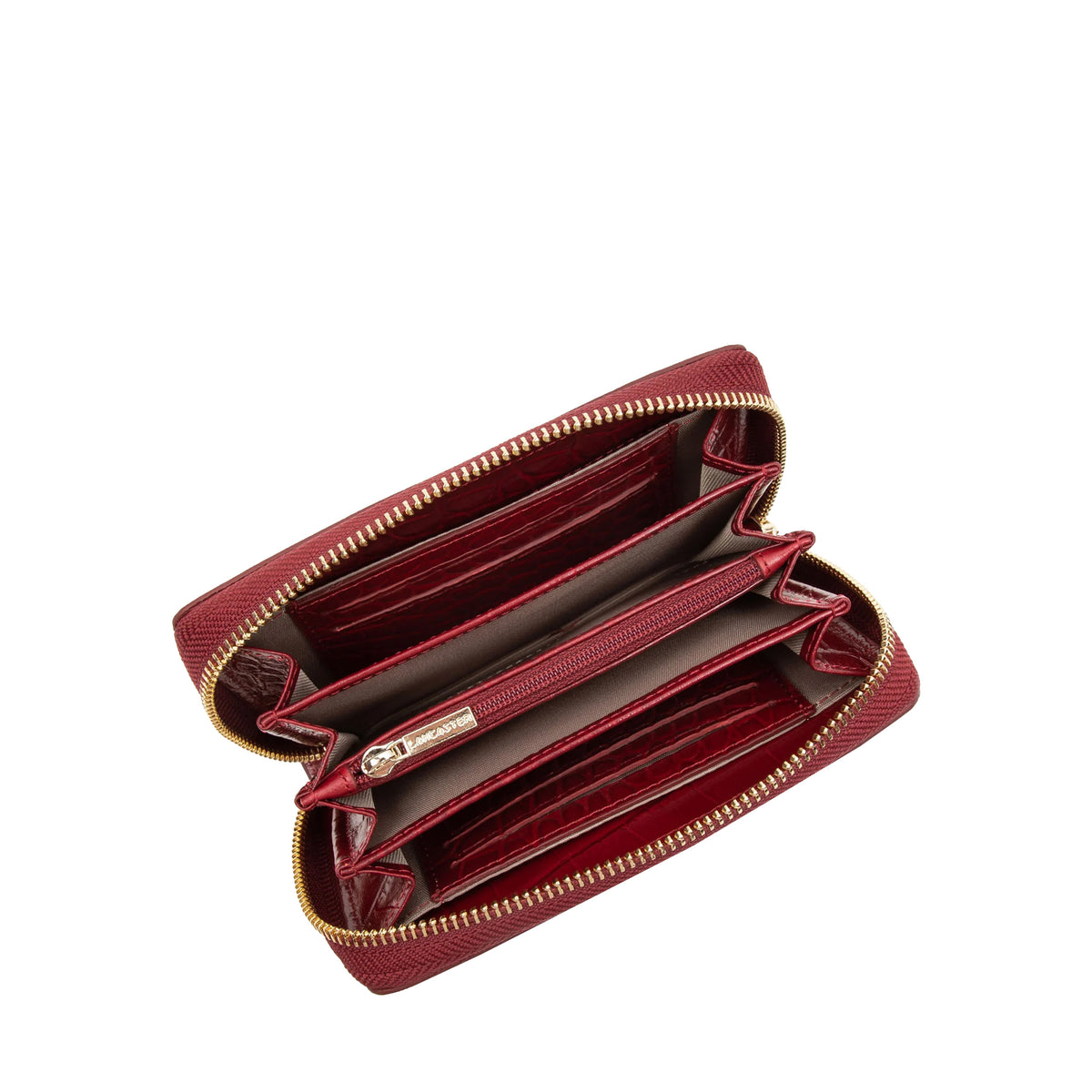 Portefeuille en cuir Exotic Croco Lancaster – vue 3
