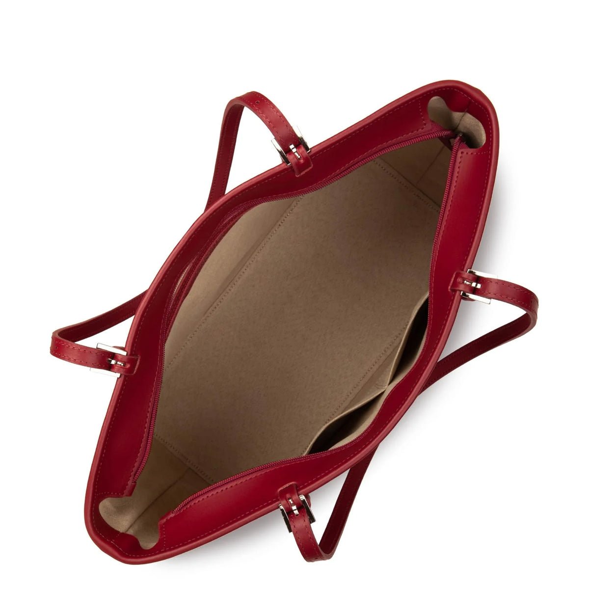 Grand sac cabas en cuir Smooth Lancaster – vue 4