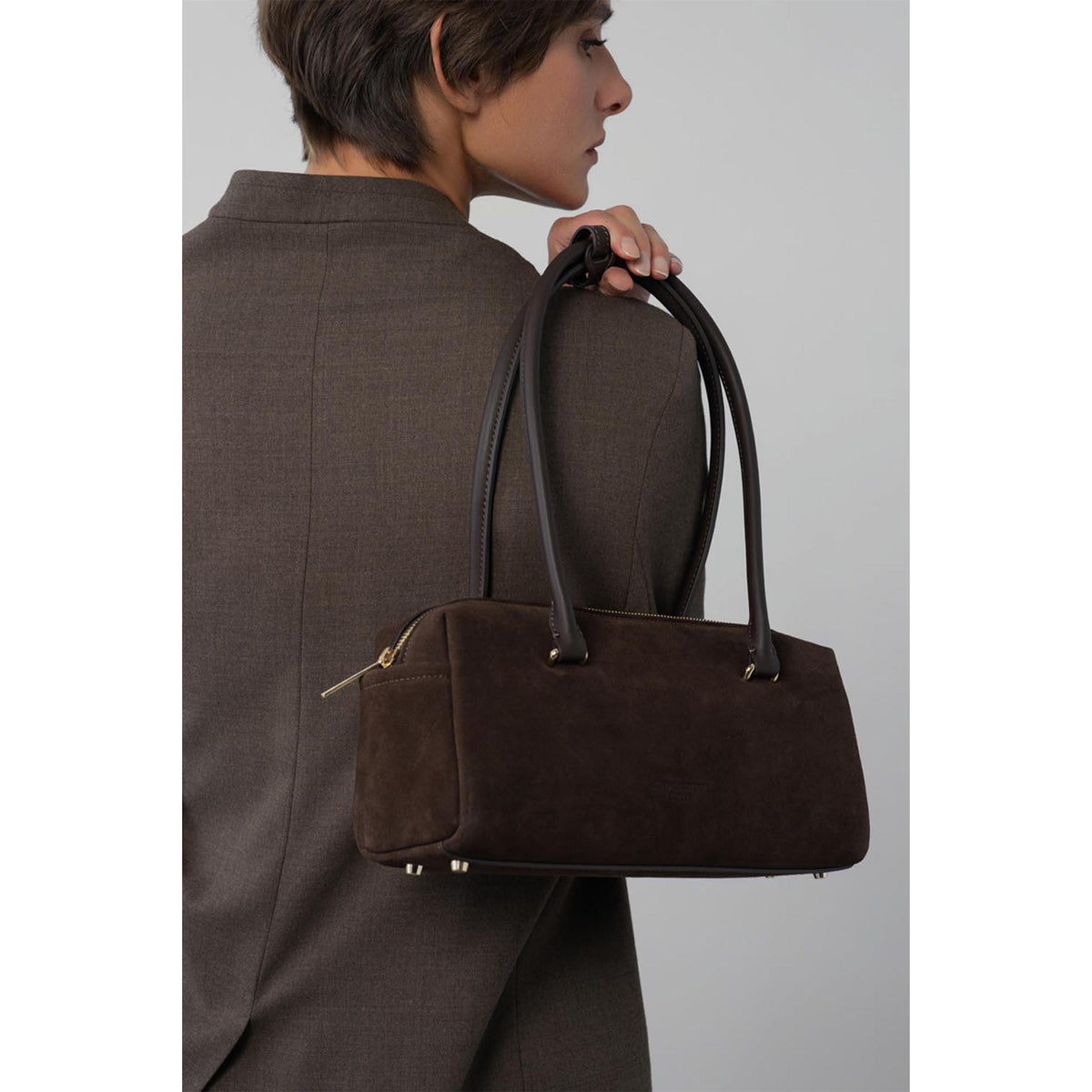 Sac rectangle Suède Cube Lancaster