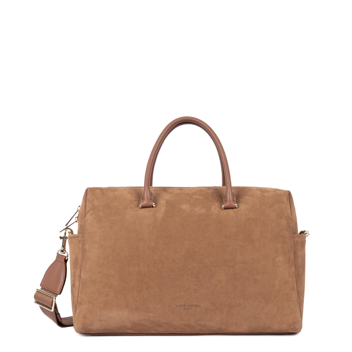 Sac cabas en cuir Suède Cube Lancaster