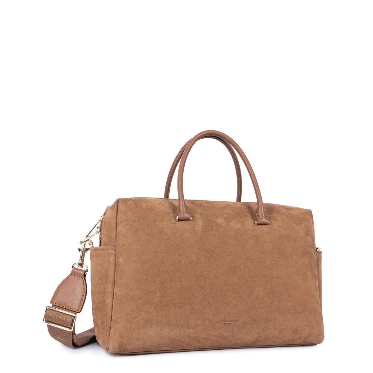 Sac cabas en cuir Suède Cube Lancaster