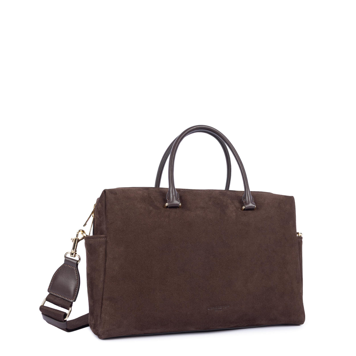 Sac cabas en cuir Suède Cube Lancaster