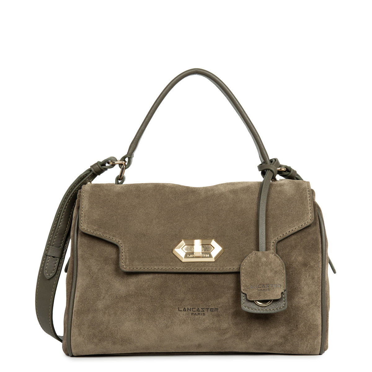 COW LEATHER FLAP BAG