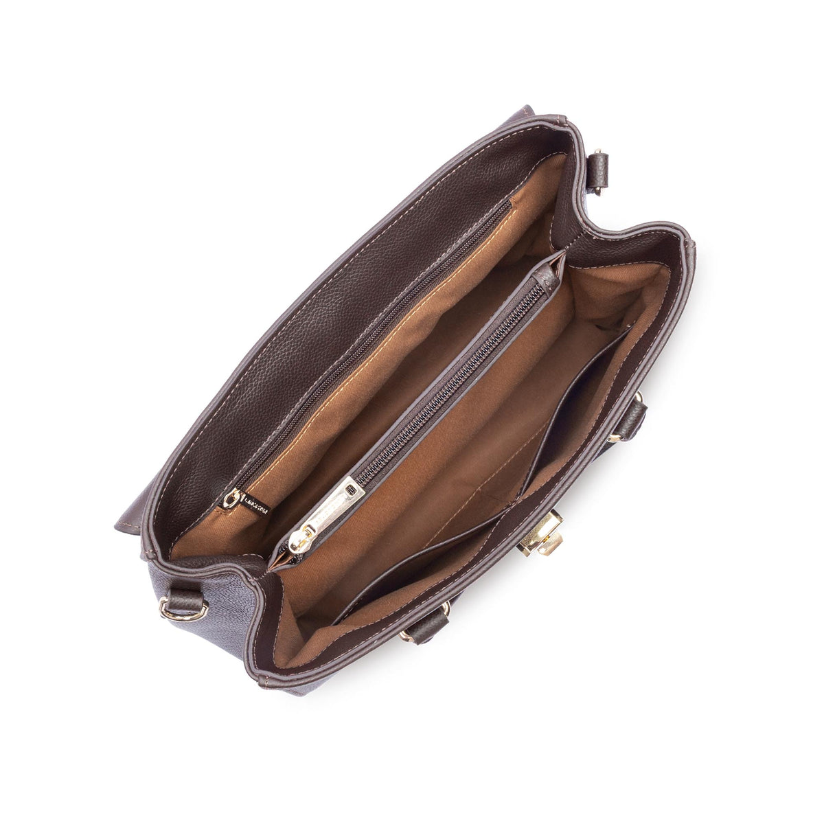 COWHIDE FLAP BAG