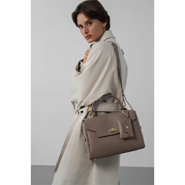 Sac à main en cuir Mademoiselle Grace Lancaster – vue 5
