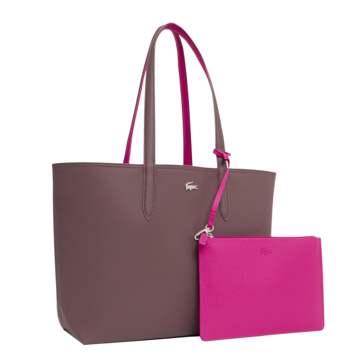 Sac cabas Anna réversible avec pochette Lacoste – vue 3