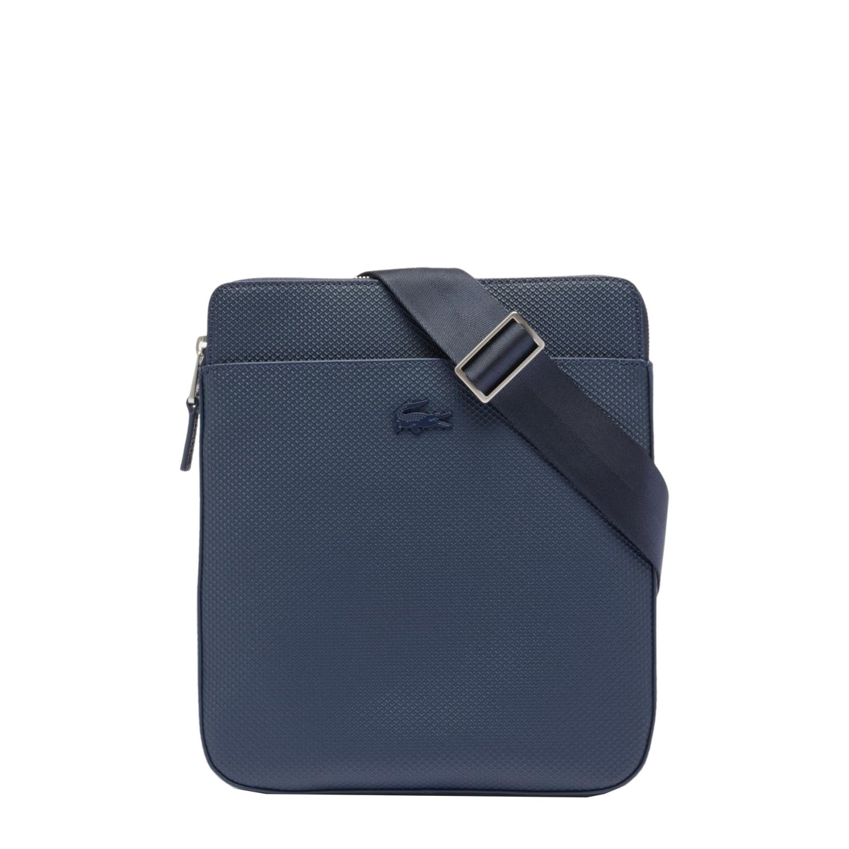 Sacoche plate en cuir Chantaco Lacoste