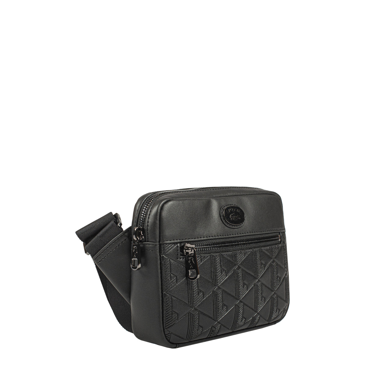Sac bandoulière en cuir Nomogramme Lacoste – vue 2