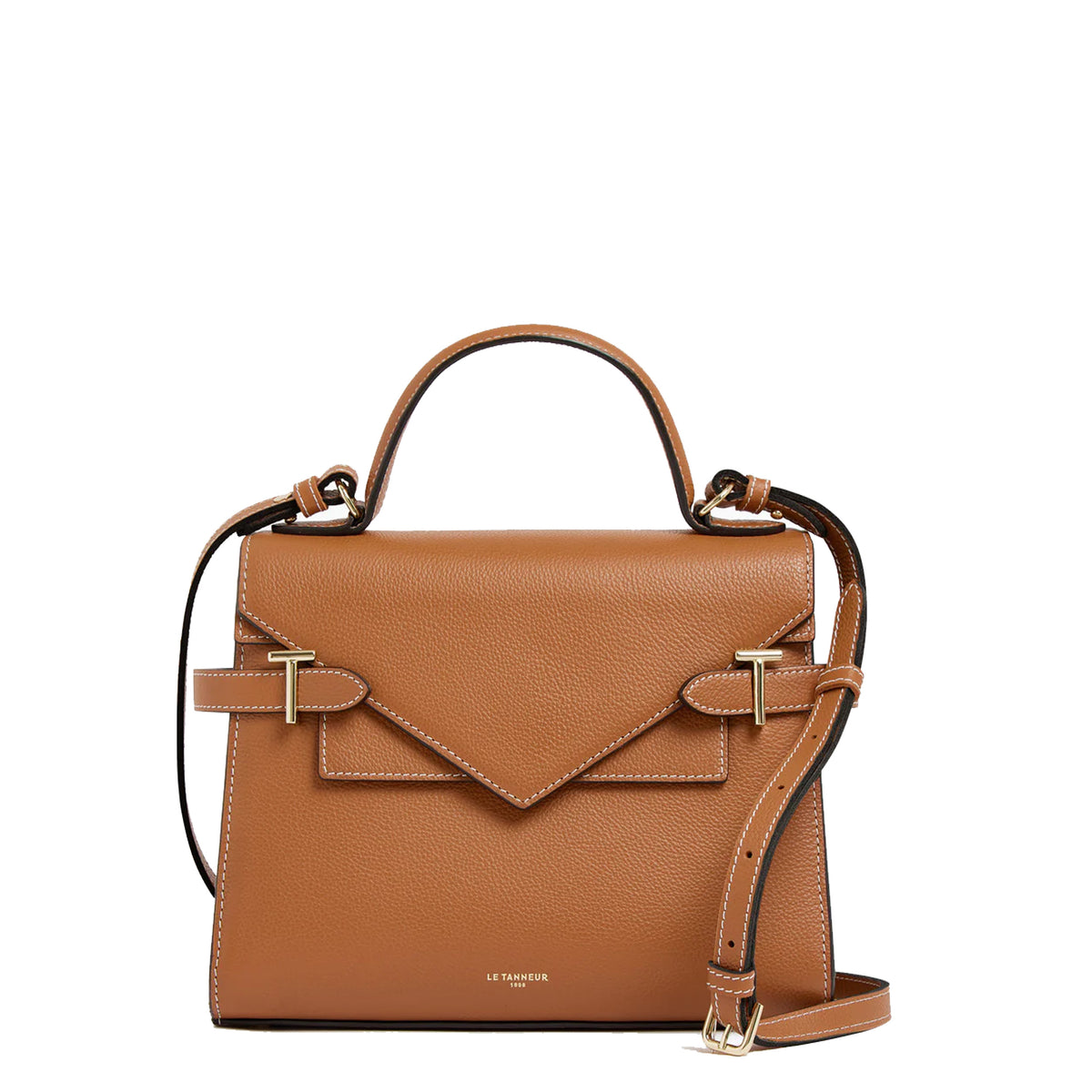 Sac à main en cuir Emilie Le Tanneur