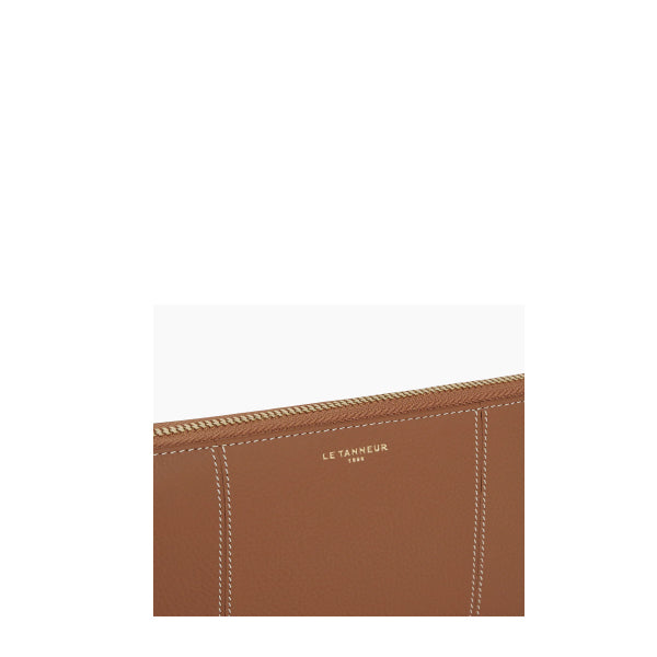 Compagnon zippé en cuir grainé Juliette Le tanneur – vue 4