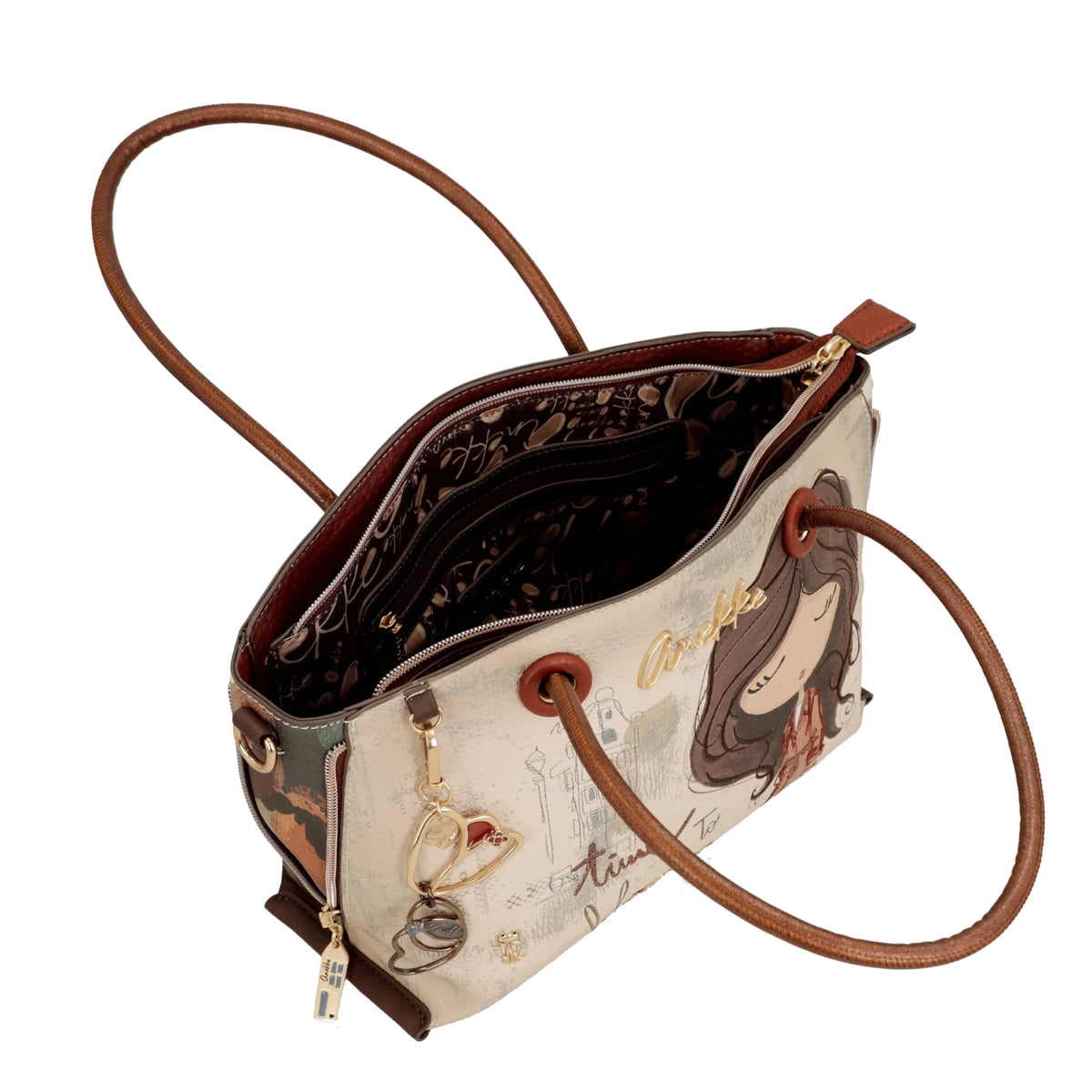 Anekke Tulip short handle and crossbody bag