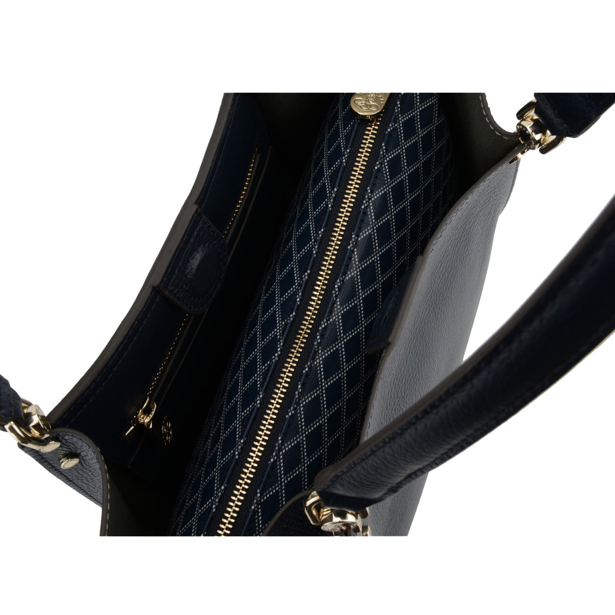 Shopping en cuir Hebdo Pourchet – vue 5