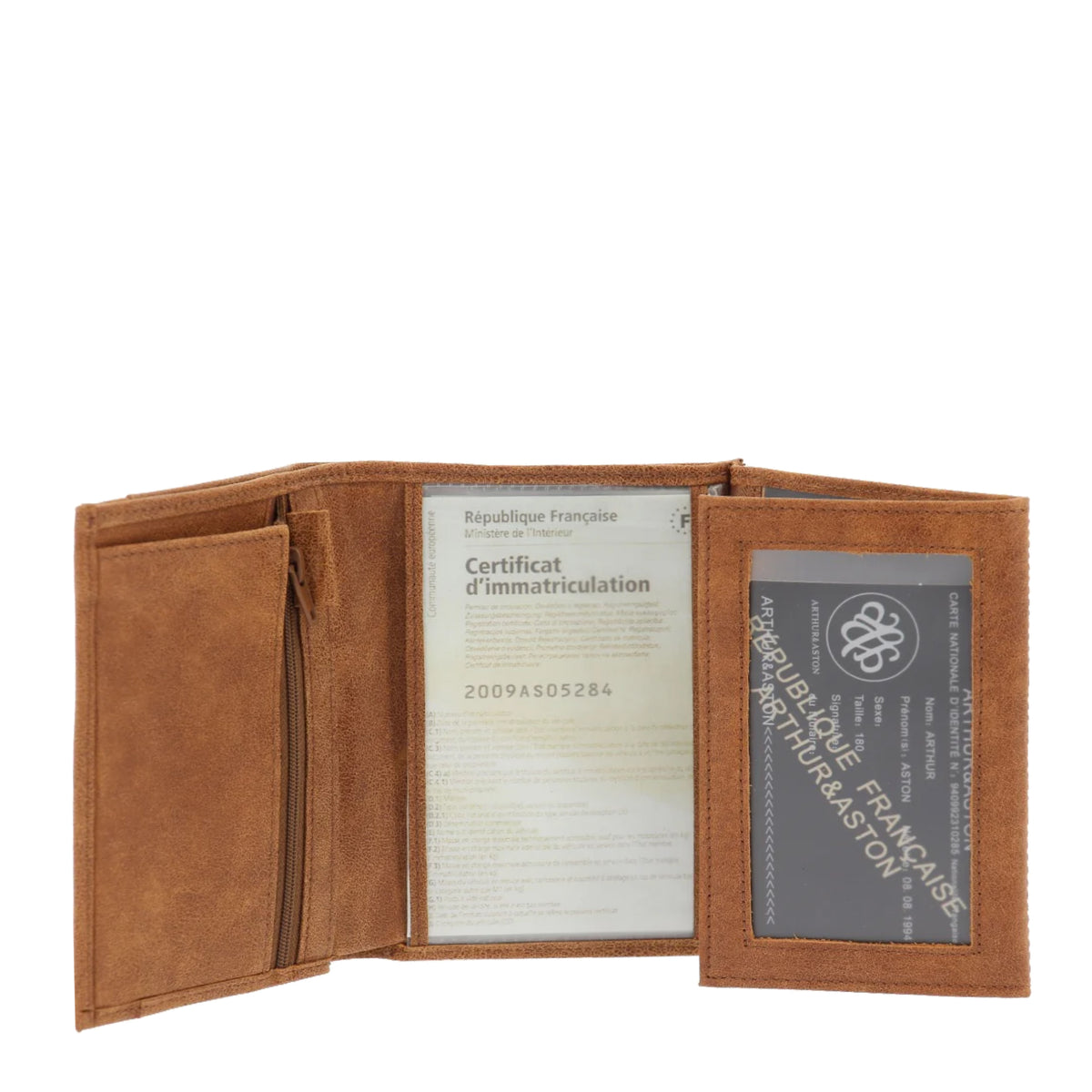 Portefeuille cuir Diego Arthur et Aston – vue 3