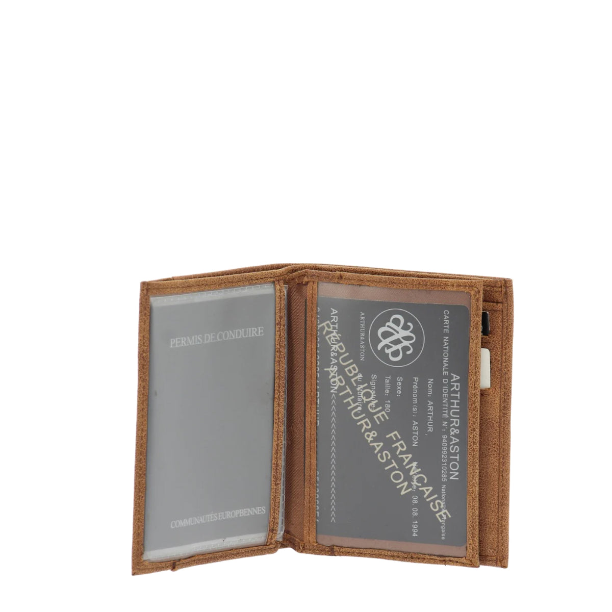 Portefeuille cuir Diego Arthur et Aston – vue 3