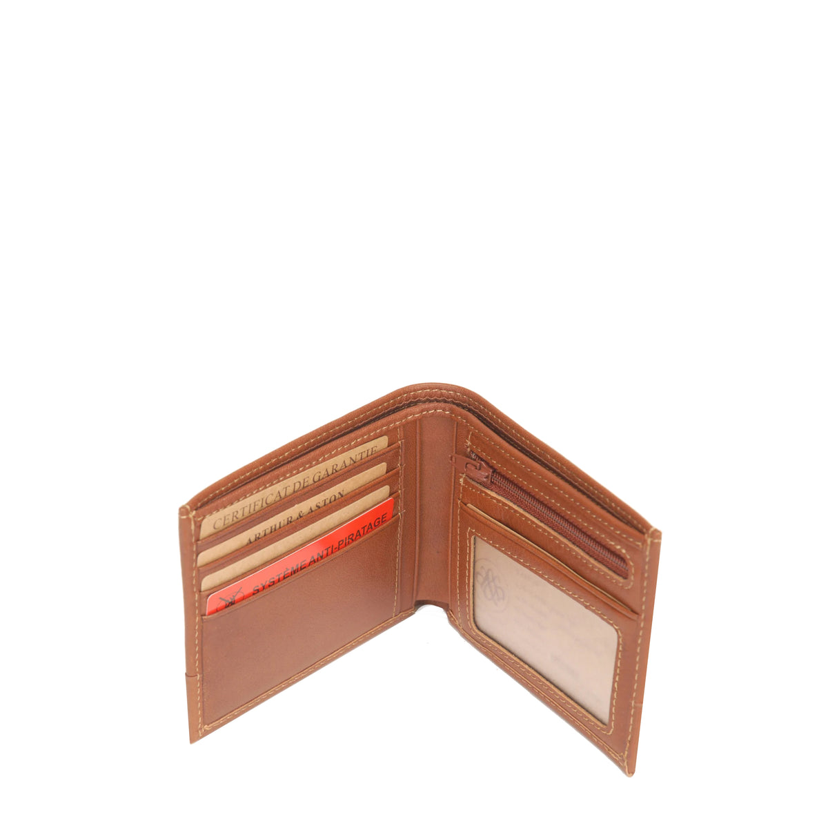 Portefeuille cuir italien Paul Arthur et Aston – vue 2