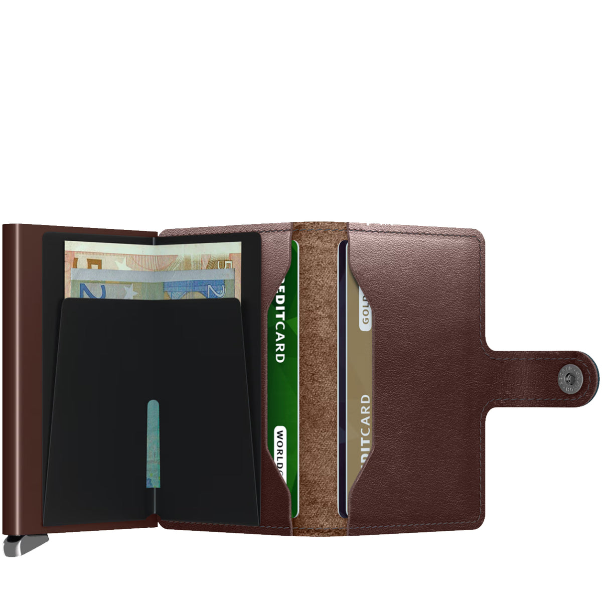 Porte cartes en cuir Premium Miniwallet Dusk Secrid – vue 4