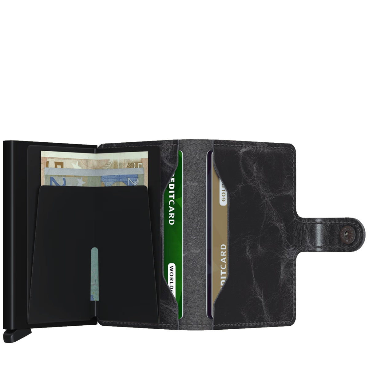 Porte cartes en cuir Miniwallet Vintage Secrid – vue 3