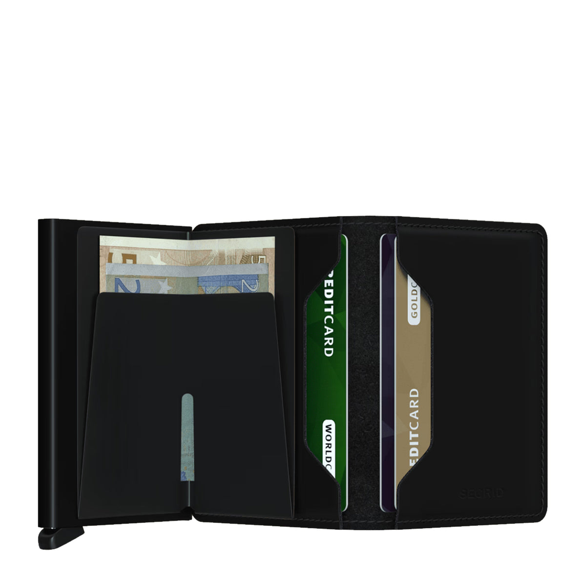 Porte cartes en cuir Slimwallet Matte Secrid – vue 4