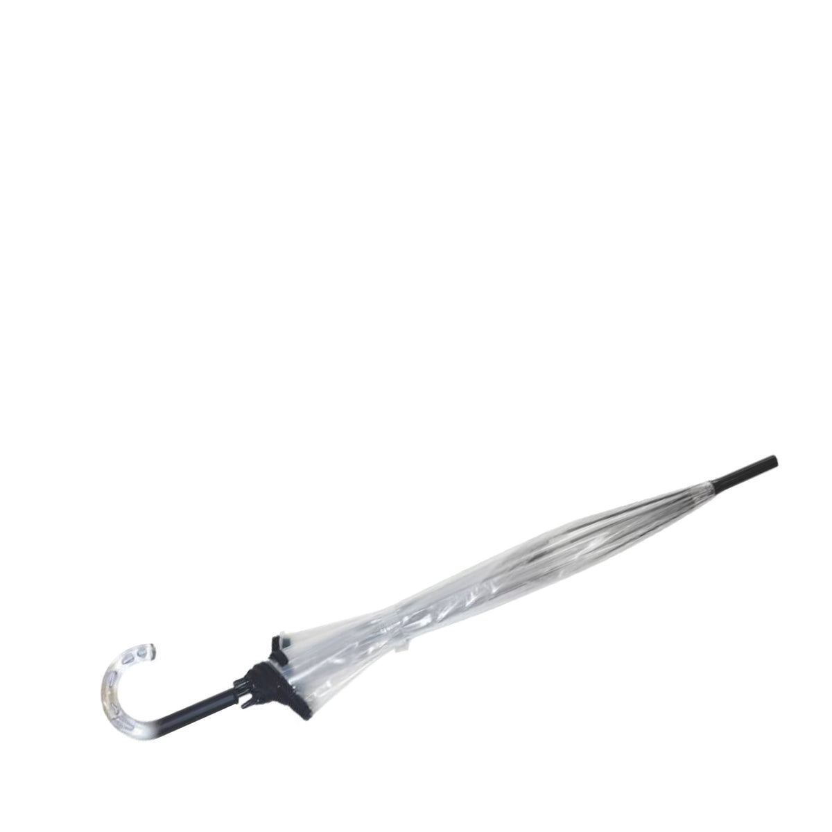 Parapluie long cloche transparent